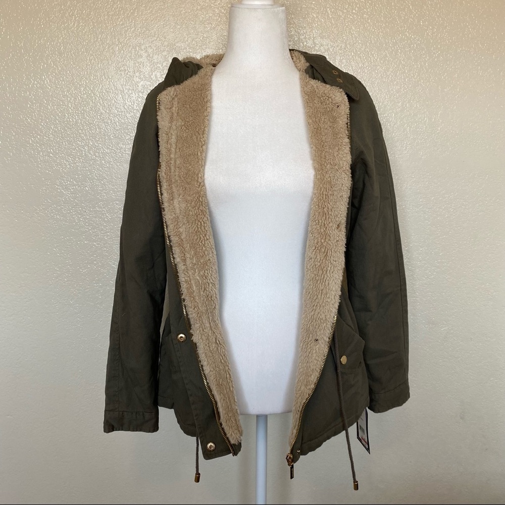 Collection B Juniors' Hooded Anorak Jacket XS - Picture 10 of 13